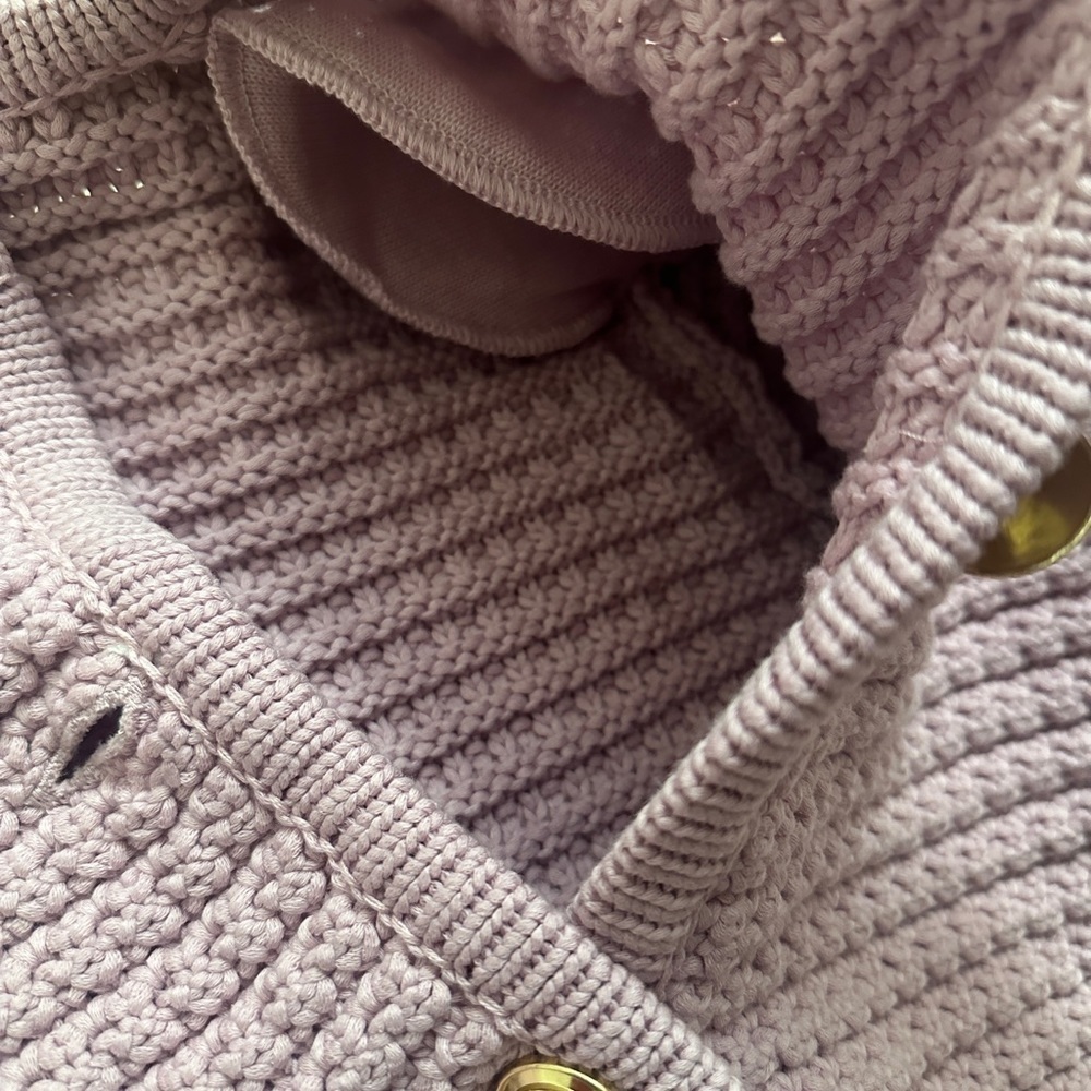 NEW Ba&sh Bash Gaspard Tweed Cardigan Jacket In Purple Lilac | size 2 / M - Picture 12 of 13